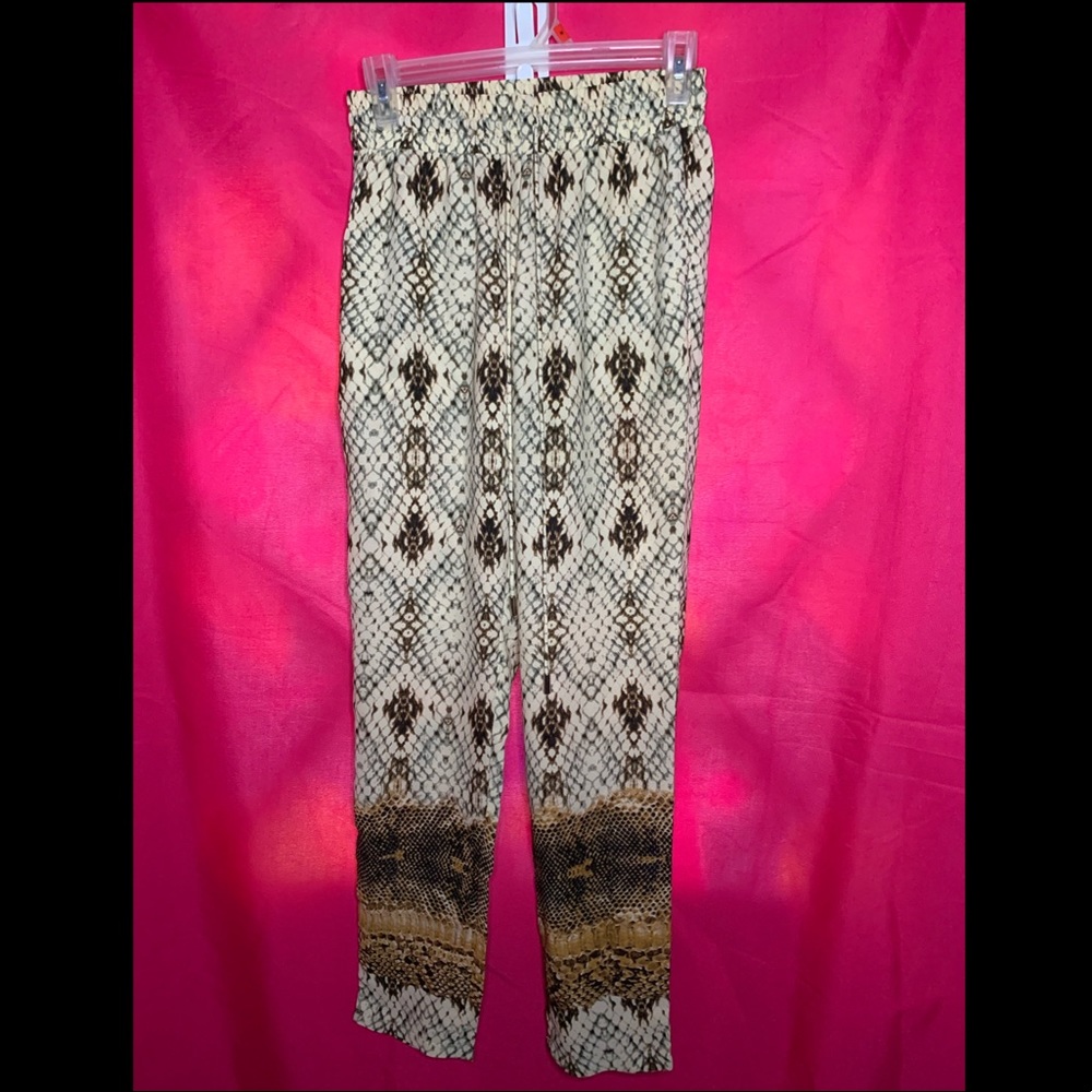 Snakeskin Dress Pants